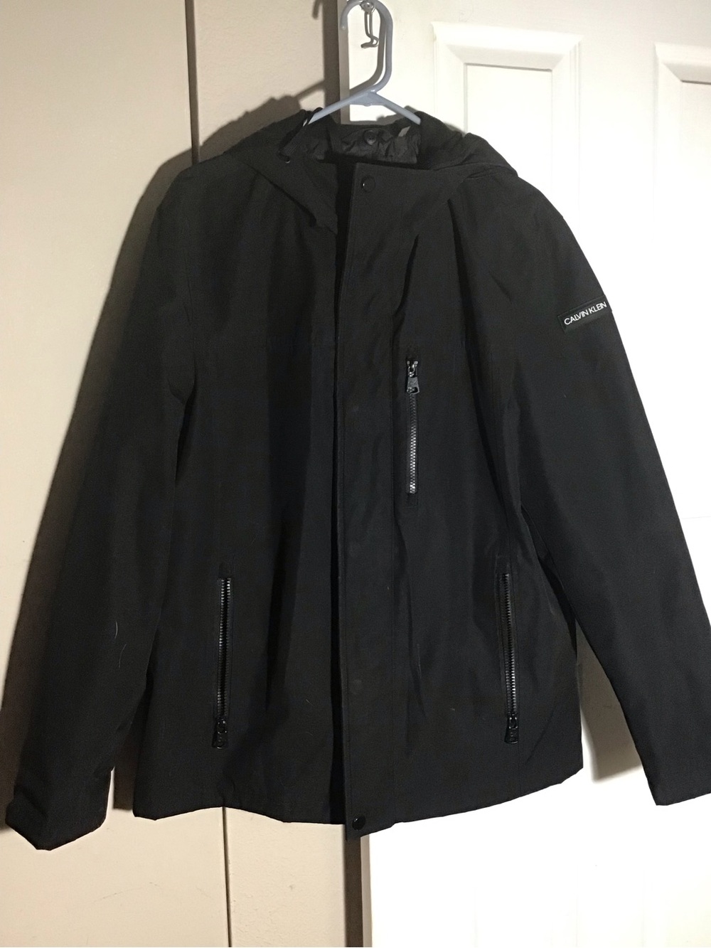 Calvin Klein Men’s Black Hooded jacket size M